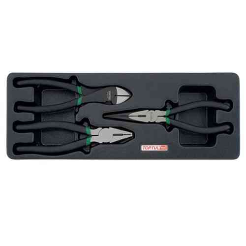 Набір шарнірно-губцевого інструменту 3ед. (в ложементі) TOPTUL GBAT0304 Одеса