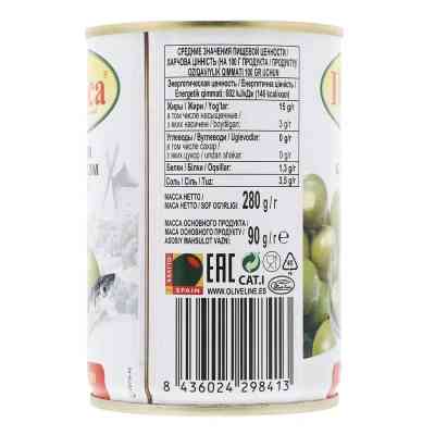 Овочева консервація Iberica Оливки фаршировані анчоусом 280 г (8436024298413) Вінниця