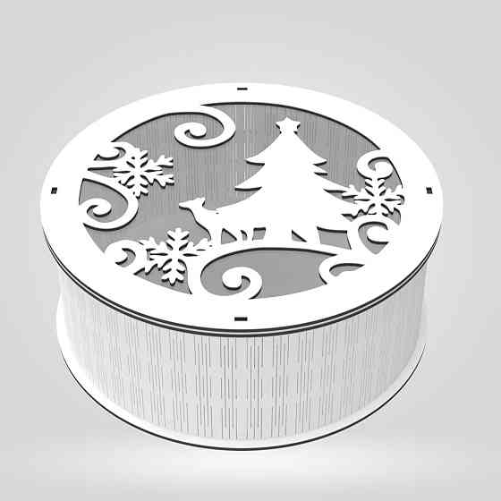 Подарочная коробка EKOSTAR d250 h100 Киев