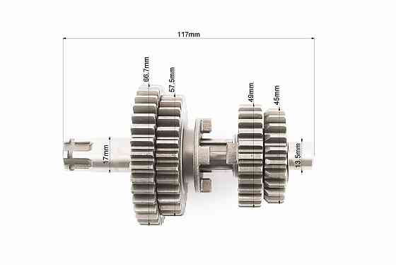 Коробка передач (два вали з шестернями) d-14мм під сепаратор. Киев