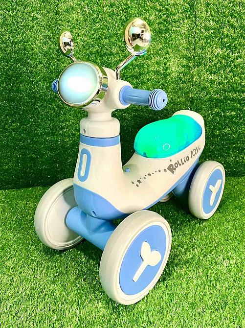 Біговел - толокар JOY музика укр озвучка підсвічування Блакитний (JL-60078) Чернигов - изображение 4