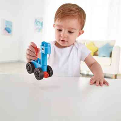 Конструктор PolyM Машинки и зверята 6 деталей (760001) Винница