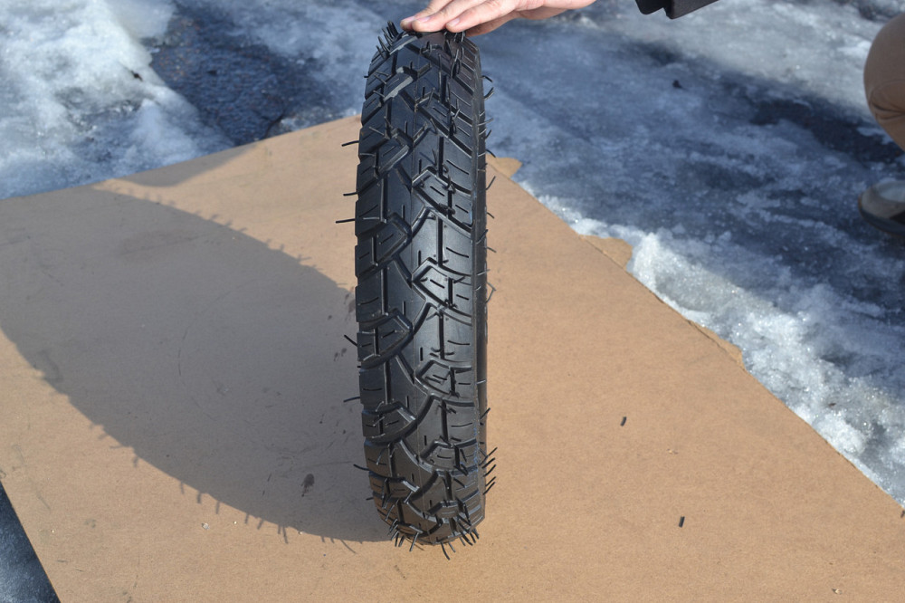 Колесо для тачки Garden joys Размер 3.50-10 Колесо на тележку садовую Колеса для строительных тачек Белая Церковь - изображение 4