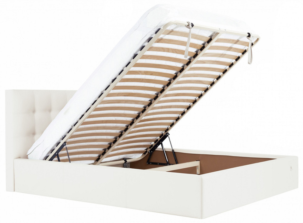 Ліжко Двоспальне Chester New VIP 180 х 200 см Fly 2200 З додатковою металевою цільнозварною рамою Білий Київ - фото 11