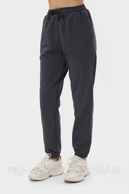 Брюки женские базовые RAY PREMIUM LOOSE темно-серые (U0909W-Dark Grey) L Киев - изображение 1