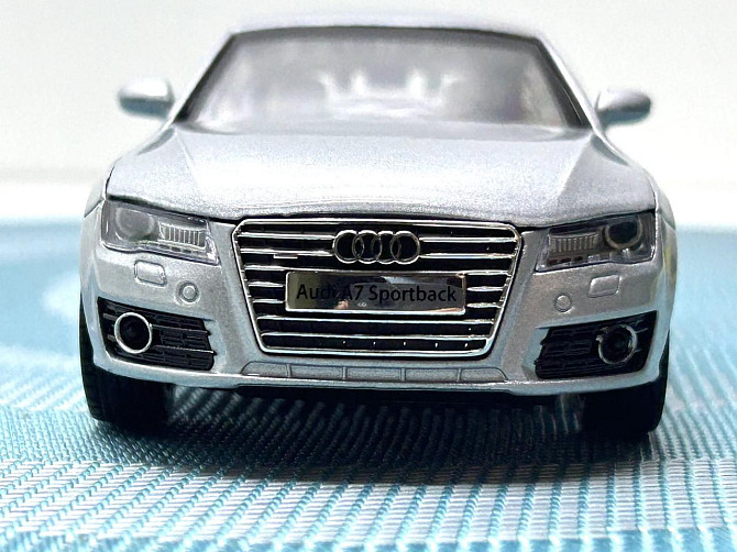 Машина металева Автопром Audi A7 Sportback світло звук відчиняються двері 1:32 Сіра (68319) Чернігів - фото 4