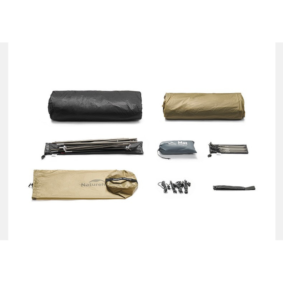 Намет одномісний легкий Naturehike Mongar UL CNK2550WS016 (Коричневий) Київ - фото 8