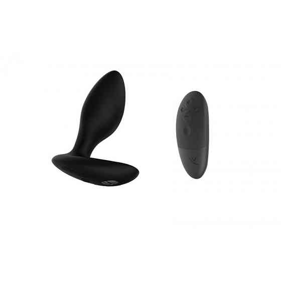 Анальная пробка з вибрацией We-Vibe Ditto+ Satin Black с пультом и управлением с телефона Sex Aura Киев