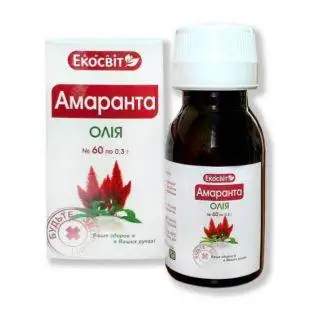 Екосвіт Ойл МАСЛО АМАРАНТА В КАПСУЛАХ 60 капсул Київ - фото 1