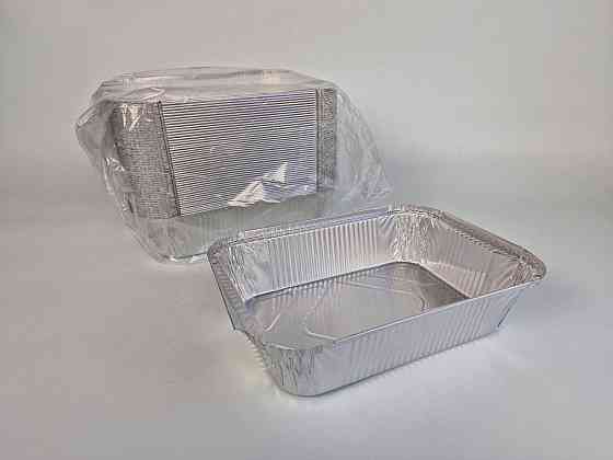 Прямокутний контейнер із харчової алюмінієвої фольги 2000 мл SP88L 50 шт (NEW) (1 пачка) Харків