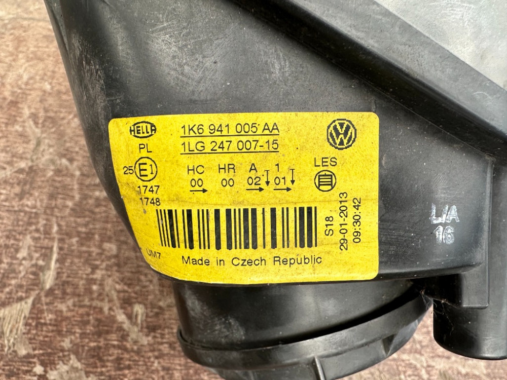 Фара ліва VW Golf V 2003-2008 (1K6941005AA) Ковель - изображение 4