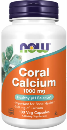 Кораловий кальцій Now Foods Coral Calcium 1000mg 100 розт капс Київ