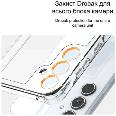 Чехол для мобильного телефона Drobak Acrylic Case with Airbag Samsung Galaxy A25 5G Camera cover (949428) Винница - изображение 6