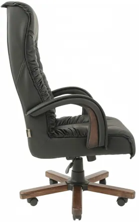 Офисное Кресло Руководителя Richman Onyx Fly 2230 Wood М2 AnyFix Черный Киев