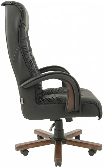 Офисное Кресло Руководителя Richman Onyx Fly 2230 Wood М2 AnyFix Черный Киев - изображение 3