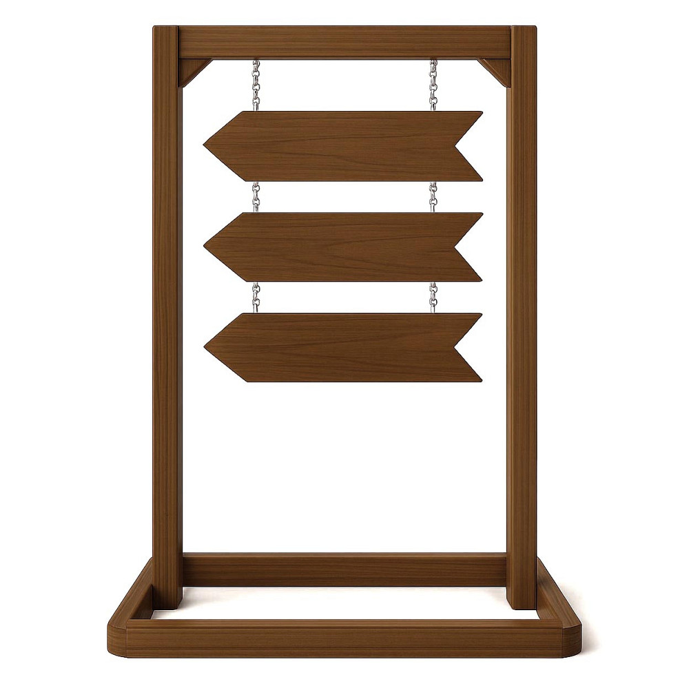 Напольная стрелка-указатель 