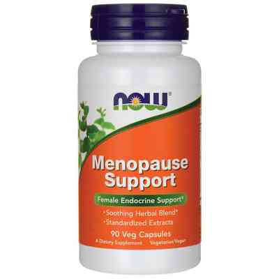 Травы Now Foods Менопауза, Травяной Комплекс, Menopause Support, 90 капсул (NOW-03325) Винница