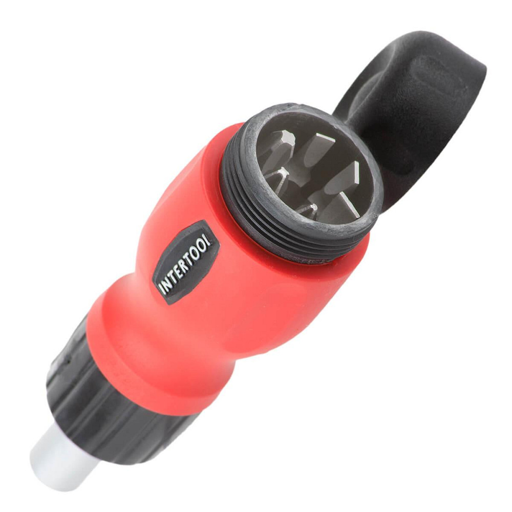 Викрутка реверсивна з комплектом насадок, 6 од., Cr-V INTERTOOL VT-1009 Киев - изображение 4