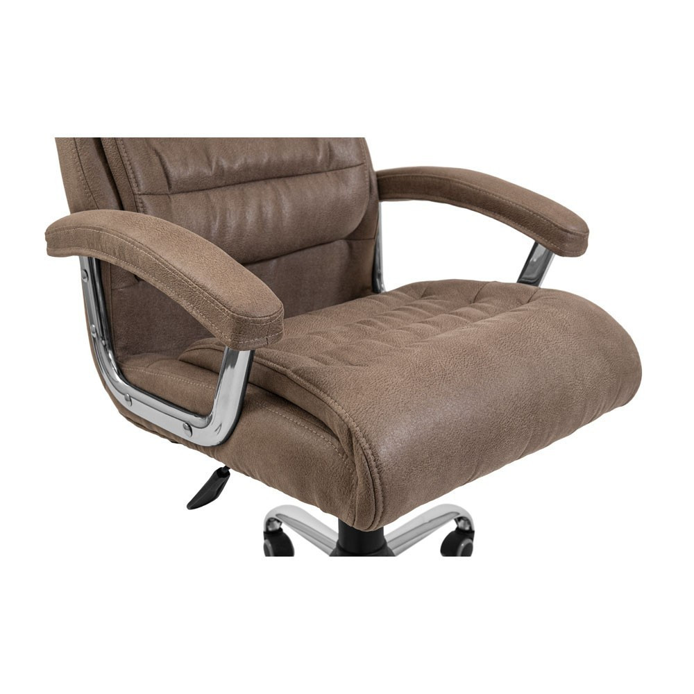 Офисное Кресло Руководителя Prinston М2 AnyFix Хром Коричневый Киев - изображение 5