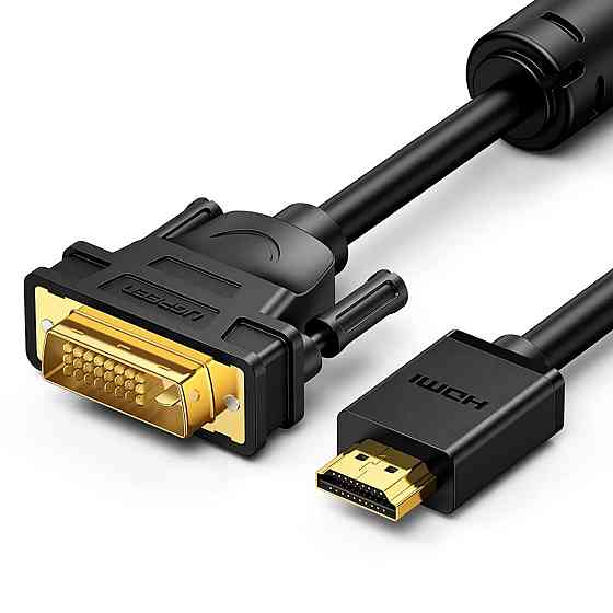 Кабель UGREEN HD106 HDMI to DVI Cable 2m (Black) (UGR-10135) Киев