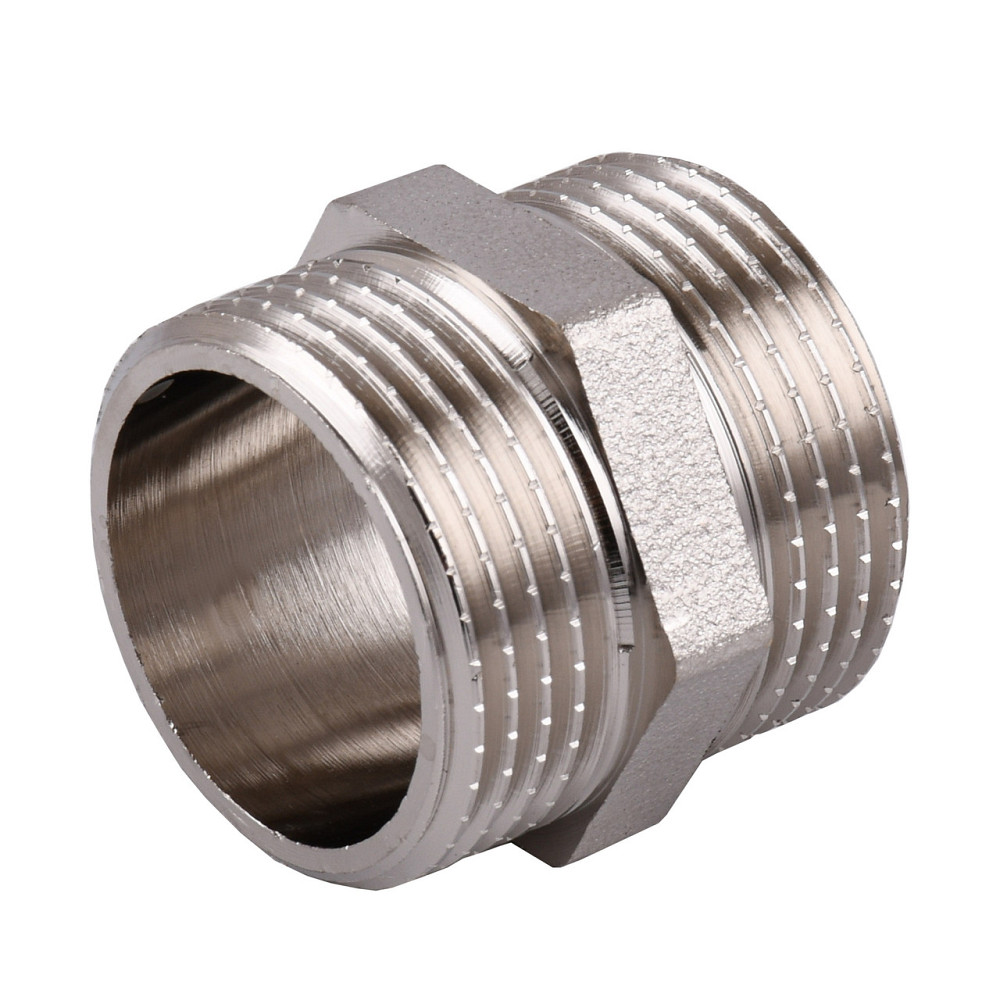 Ниппель 1″ЗЗ никелированный под прокладку NN552G OPTIMUM Киев - изображение 2