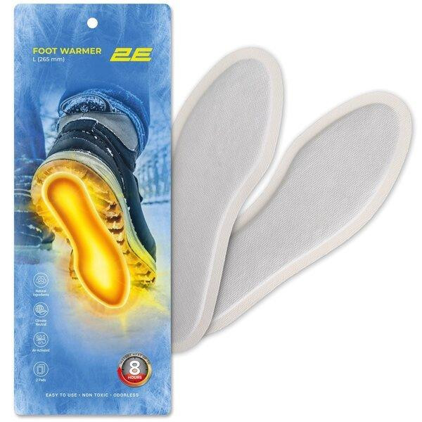 Солевая термохимическая грелка для ног 2E размер XL (283мм), до 8 часов - 20 пар (2E-NAFW8XL-DB) Киев - изображение 2
