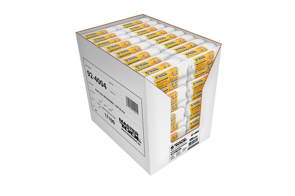 MASTERTOOL Валик малярський MASTERTOOL Microfiber 30/100/10 мм Ø 6 мм 92-4004_Р Коломия - фото 4