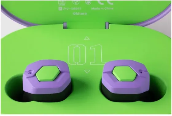 Наушники Final Audio EVA2020 x Collaboration TWS fioletowo-zielone Киев