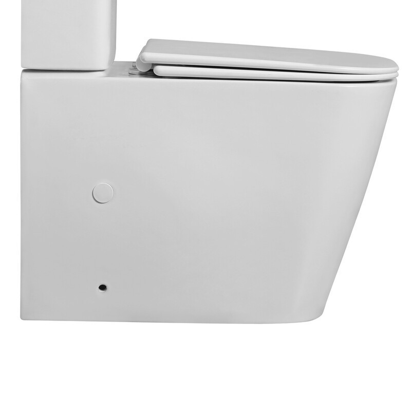 Чаша унітазу-компакту Mixxus Quadro-0404-T1 Bowl 660х360х820 Tornado 1.0 без сидіння (MI8342) ( 15224 ) Харків - фото 9