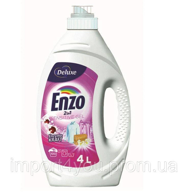 Deluxe Enzo 2w1 100p/ 4l универсальный стиральный гель Харьков - изображение 4