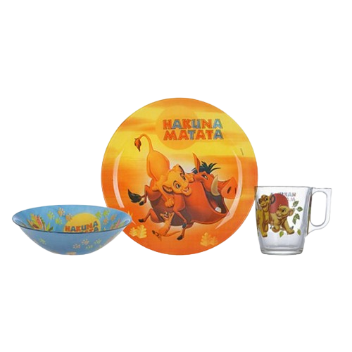 Набір дитячого посуду Disney Lion King 3 предмети P9345 Luminarc Житомир