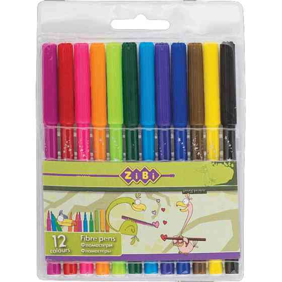 Фломастери ZiBi 12 colors (ZB.2802) Вінниця
