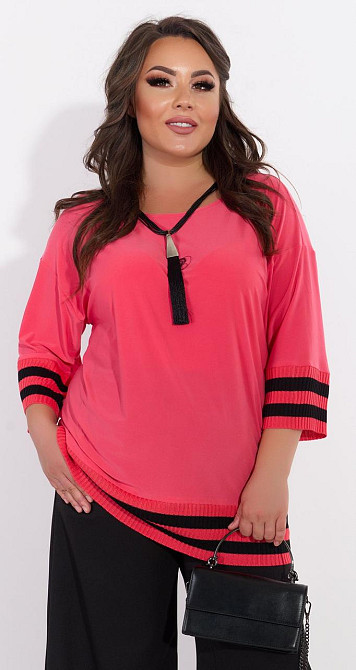 Стильний брючний костюм великого розміру (52) Київ - фото 1