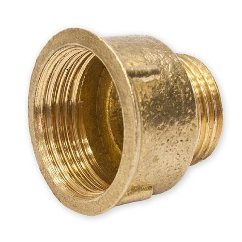 Переходник 1/2''внутр х3/8''наруж Украина, латунь Харьков - изображение 1