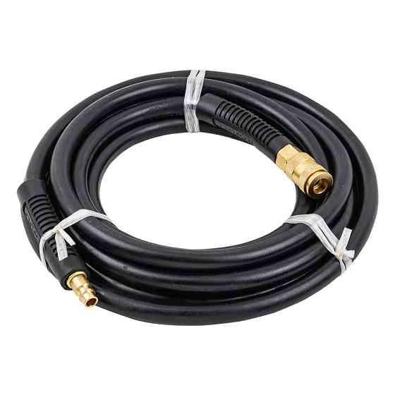 Шланг гумовий повітряний армований з фітингами 10мм х 15мм х 5м Rockforce RF-AHC-10/G Одеса