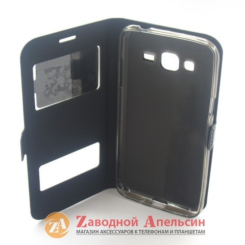 Чехол книжка Samsung J3 J300 J310 J320 Smart Case black Одесса - изображение 6