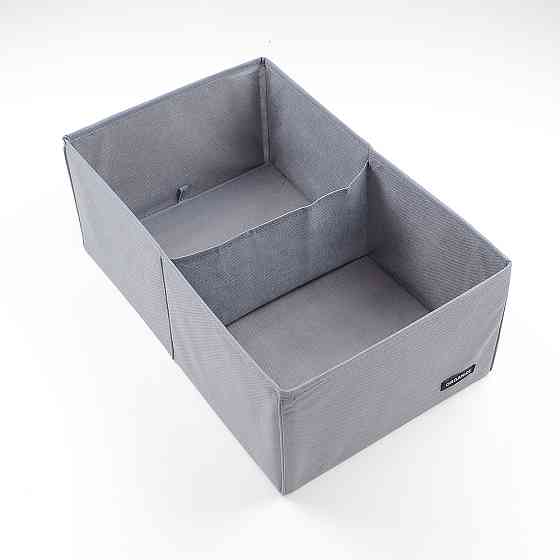 Кофр для вертикального хранения на два отдела HY-2V-Grey (Cерый) Сумы