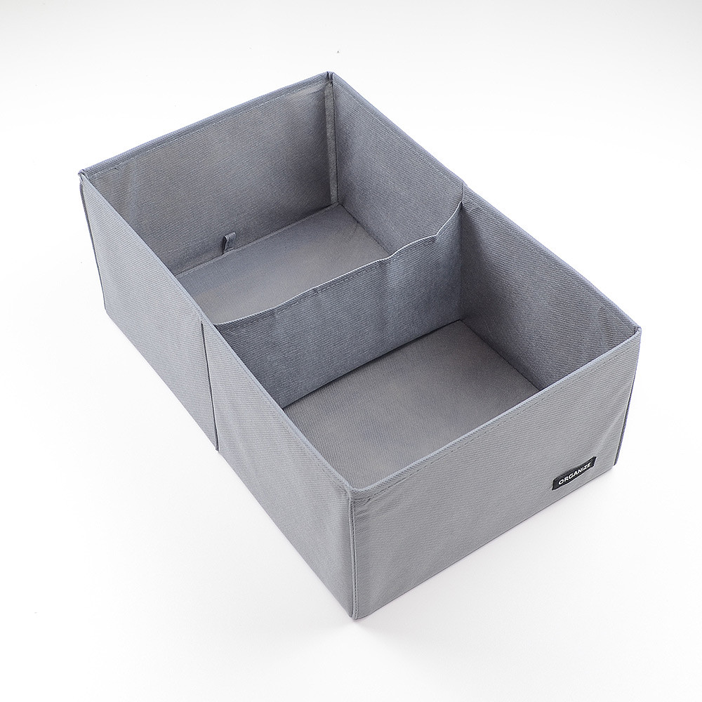 Кофр для вертикального зберігання на два відділи HY-2V-Grey (Сірий) Суми - фото 3