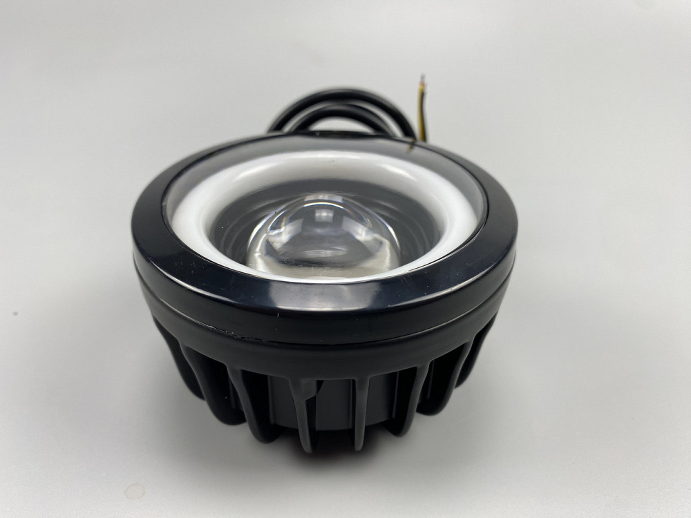 Світлодіодна фара LED кругла 40W + LED кільце, додаткове світло туманна фара Мукачево - фото 9