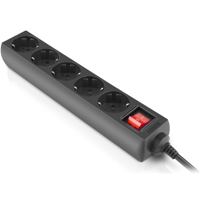 Сетевой фильтр питания REAL-EL RS-Protect M 1.8m, black (EL122300026) Винница - изображение 7