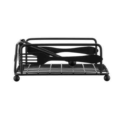 Салфетница Ardesto Midori 18х18х7см, метал, чорний (AR0906B) Винница