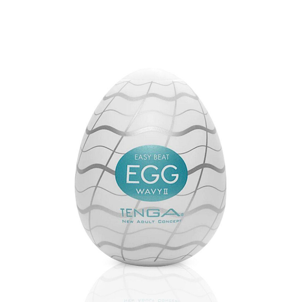 Мастурбатор-яйце Tenga Egg Wavy II з подвійним хвилястим рельєфом Sex Aura Київ - фото 1