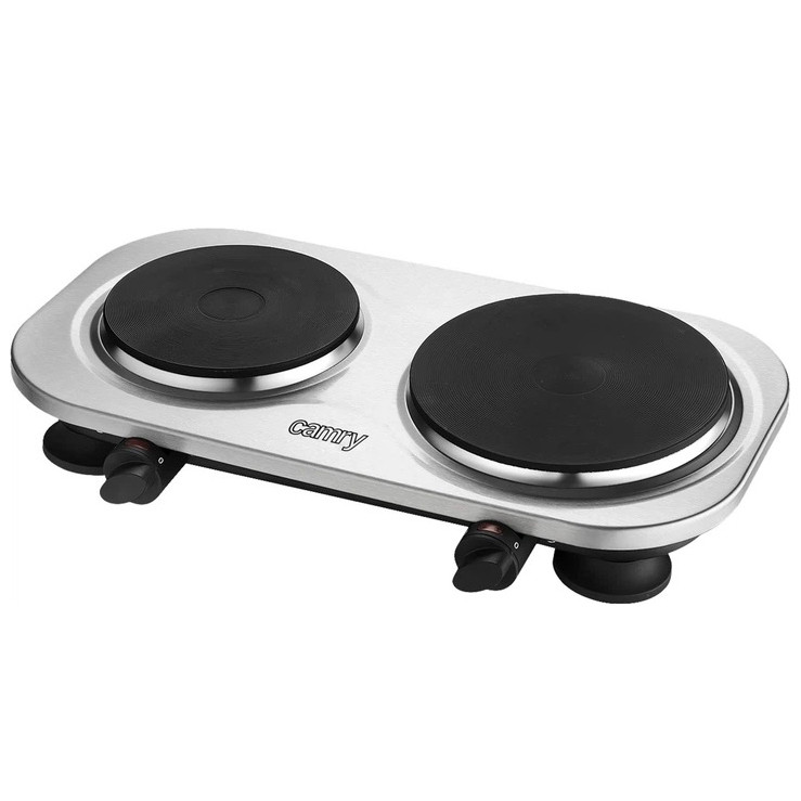 Електроплита маленька, Плита для приготування їжі, Електроплита 2 конфорки, Зручна плита для кухні ZF-61 Івано-Франківськ - фото 2