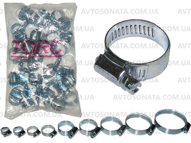 Хомут металл TORC 32-51 оцинковка (50шт) (упаков.) Винница - изображение 1