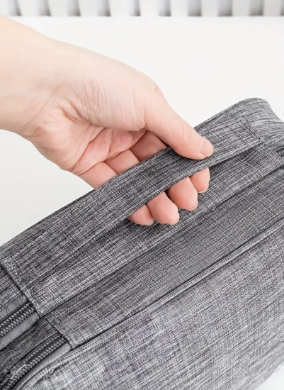 Органайзер дорожний кейс-чехол для гаджетов и зарядок серый Винница - изображение 8