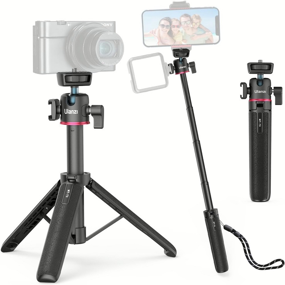 Штатив Ulanzi Vijim MT-73 55CM Tripod with 1/4 Cold Shoe (UV-T048GBB1 MT-73) Київ - фото 3