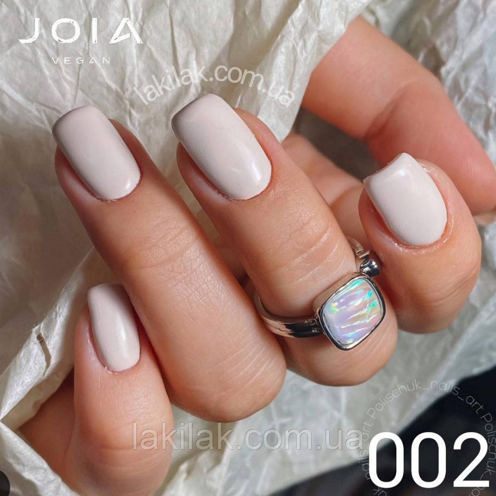 Гель-лак JOIA vegan 002 молочний з ноткою какао, 6 мл Херсон - фото 1