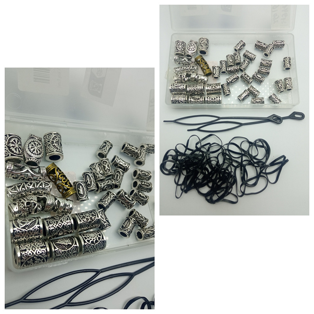 Прикраси для волосся намистини 37 шт 19412 Луцк - изображение 2