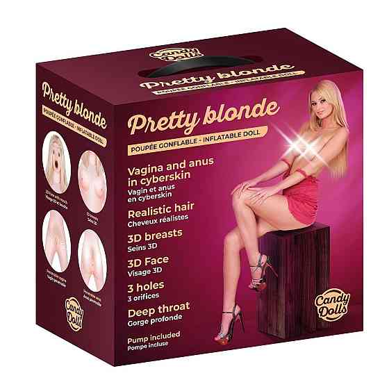 Надувна секс лялька Candy Dolls Pretty Blonde Sex Aura Київ