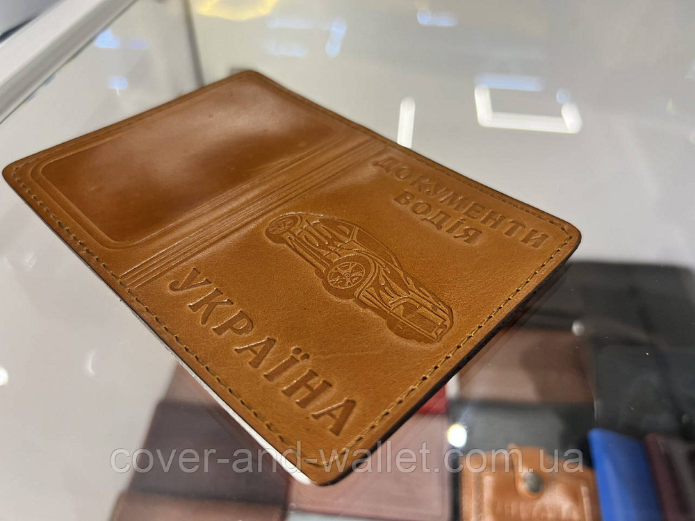 Маленька обкладинка для авто документів із файлами з натуральної шкіри PS Leather Київ - фото 12